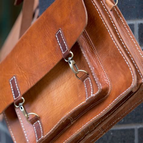 personalized leather bags for men